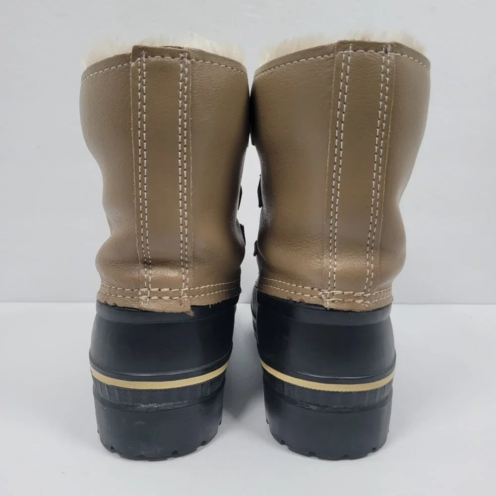 Sorel RAM Kaufman Men's Brown Black Snow Winter Duck Boots US Size 5
